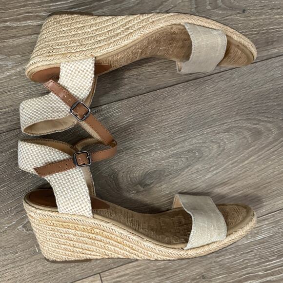 LUCKY BRAND Kavelli Wedge Sandal SZ 8 - Picture 4 of 9